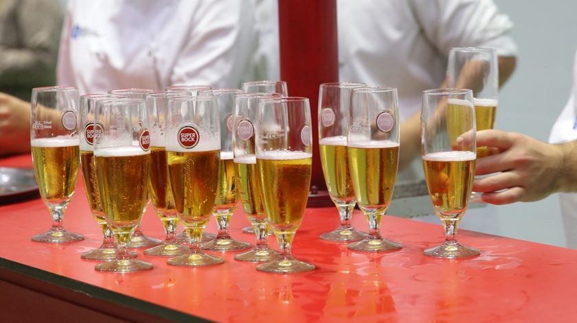 Cervejas servidas na inauguração do Super Bock Arena - Pavilhão Rosa Mota