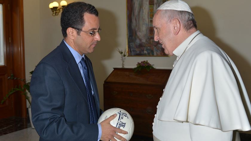 César Velásquez, autor de "Futebol com Alma". Foto: DR