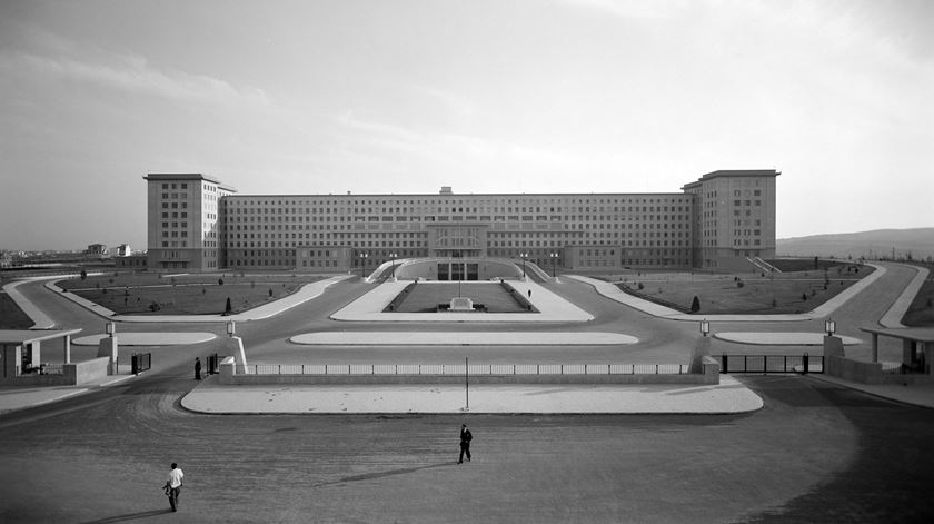 Hospital de Santa Maria foi construído em 1953 e começou a receber doentes no ano seguinte. Foto: Estúdio Horácio Novais