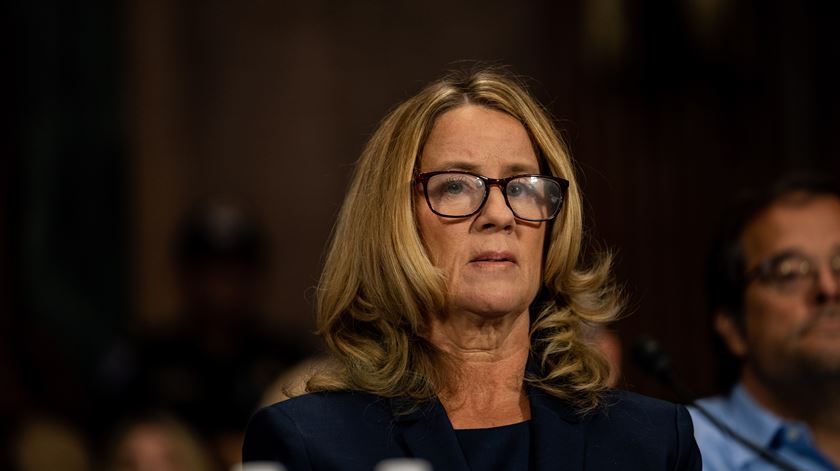 Christine Blasey Ford. Foto: Erin Schaff/EPA