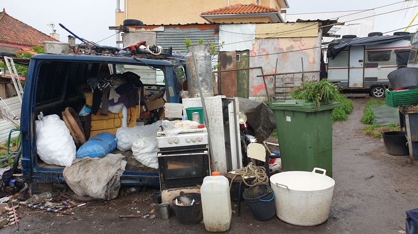 A falta de condições de higiene do acampamento preocupa quem acompanha as necessidades da comunidade Foto: Olímpia Mairos/RR