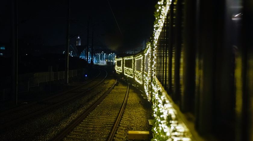 Comboio Histórico a Vapor leva a magia do Natal aos carris entre Porto e Ermesinde. Foto: CP