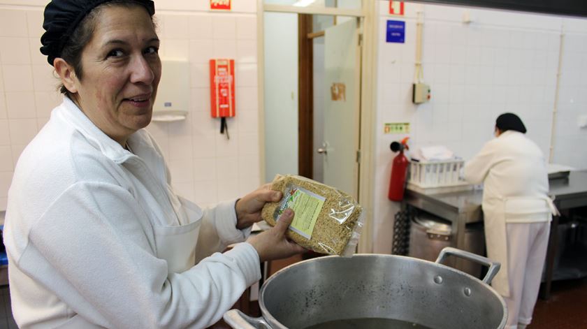 Reportagem - ​Uma escola rendida à "espectacular" comida vegetariana - 16/01/2018 - Liliana Carona