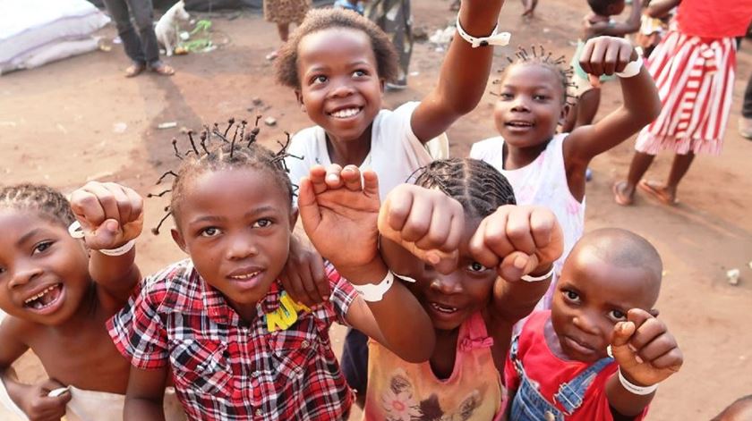 Crianças congolesas deportadas de Angola. Foto: ACNUR