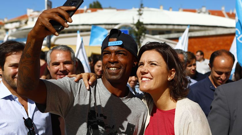 Assunção Cristas em pré-campanha por Lisboa. Foto: António Pedro Santos/Lusa