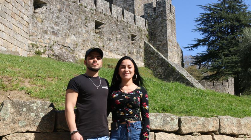 Cristiana passeia habitualmente pelo castelo. Foto: André Rodrigues/RR