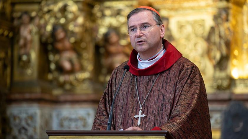 Numa homilia que rondou os 10 minutos, D. Américo Aguiar focou-se essencialmente no amor – questionando "que lugar tem nas nossas palavras, atitudes e relações?". Foto: Diocese de Setúbal