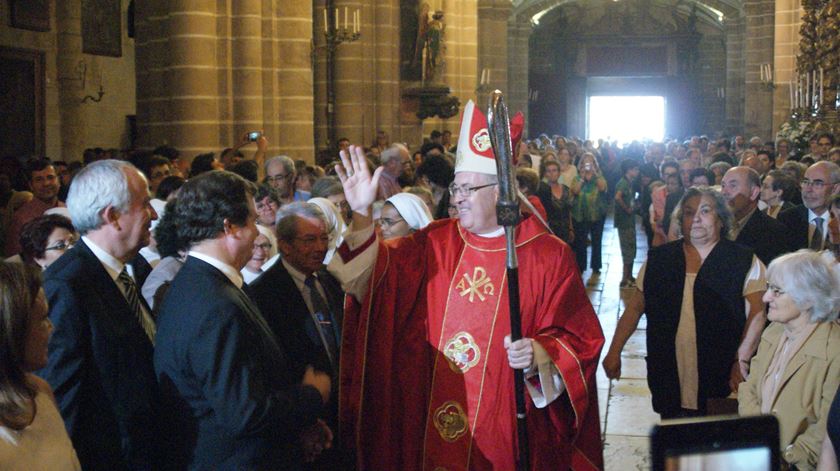 D. Francisco Senra Coelho no dia da sua ordenação episcopal, em Évora, em 2014. Foto: Rosário Silva/RR