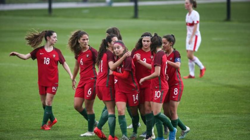Portugal, sub-19, feminino. Foto: FPF