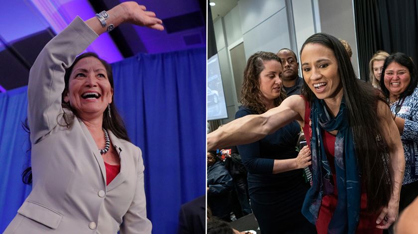 Deb Haaland e Sharice Davids