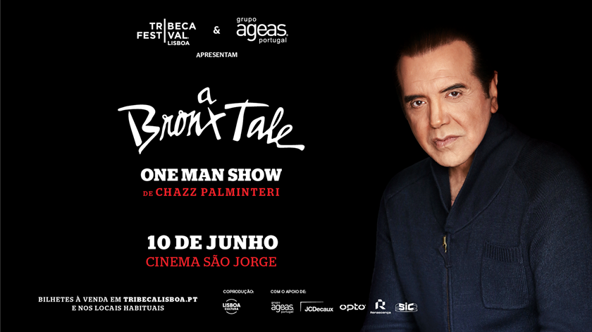 ​Chazz Palminteri em “A Bronx Tale: One Man Show” ao vivo