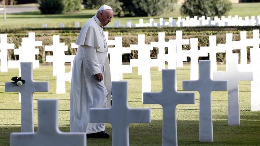 “Com a guerra perdemos tudo”, diz o Papa