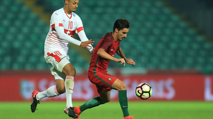 Eustáquio fez sete jogos pelos sub-21 de Portugal. Foto: Manuel Araújo/Lusa