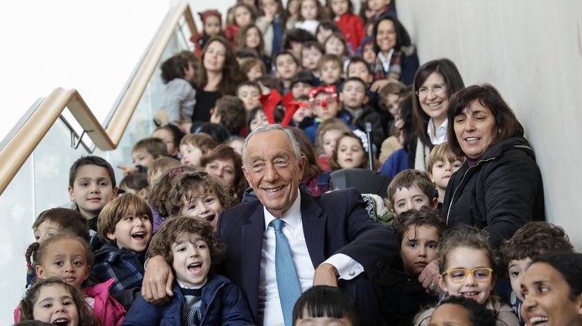 Marcelo nos 44 anos da Universidade de Aveiro. Foto: Paulo Novais/Lusa