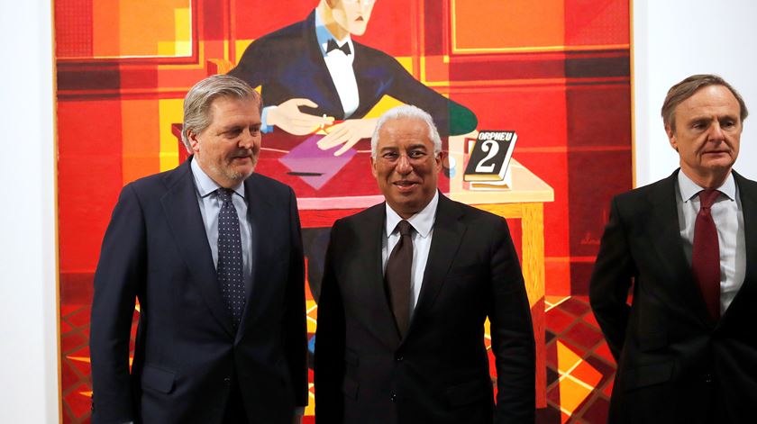 António Costa inaugurou exposição de Fernando Pessoa em Madrid. Foto: JuanJo Martin/EPA