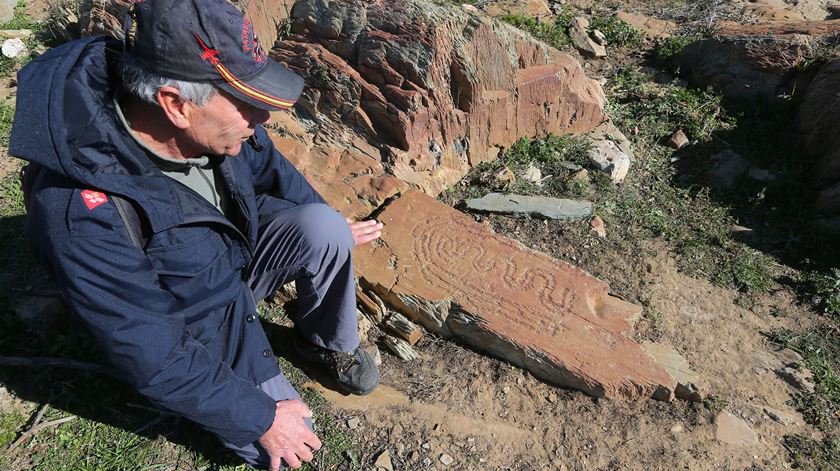 Especialistas acreditam ter sido encontrada mais arte rupestre no Guadiana Foto: Nuno Veiga/Lusa