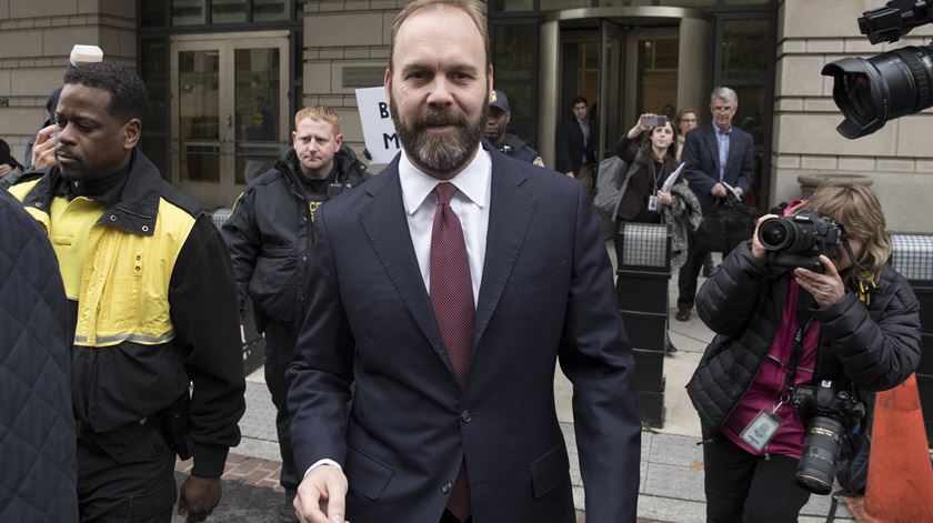 Rick Gates, antigo assessor de campanha de Donald Trump. Foto: Michael Reynolds/EPA