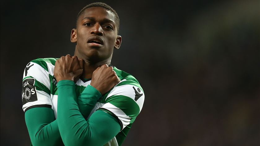 Rafael Leão não gosta de falar sobre o diferendo que mantém com o Sporting. Foto: Fernando Araújo/Lusa