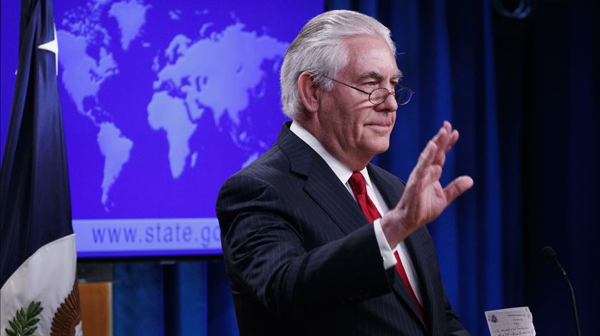 O secretário de Estado demitido, Rex Tillerson. Foto: Shawn Thew/EPA