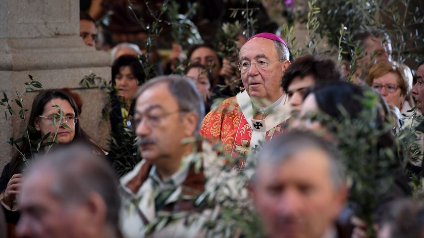 O arcebiso de Braga na Semana Santa de 2018. Foto: Hugo Delgado/Lusa