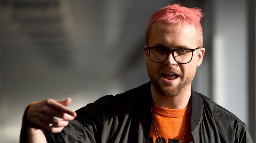 Christopher Wylie denunciante do caso Facebook/Cambridge Analytica. Foto: Facundo Arrizabalaga/EPA