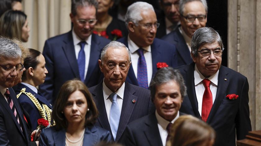 Marcelo Rebelo de Sousa Ferro Rodrigues Sessao solene 25 de abril 2018 Foto: António Cotrim/Lusa