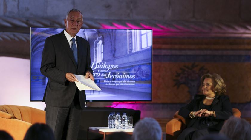 Marcelo Rebelo de Sousa, Jerónimos. Foto: Manuel de Almeida/Lusa