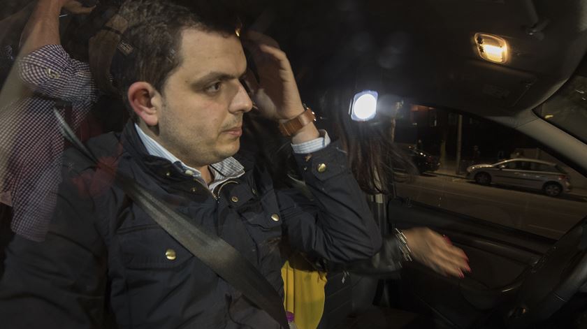 André Geraldes à saída do TIC do Porto. Foto: Rui Farinha/Lusa