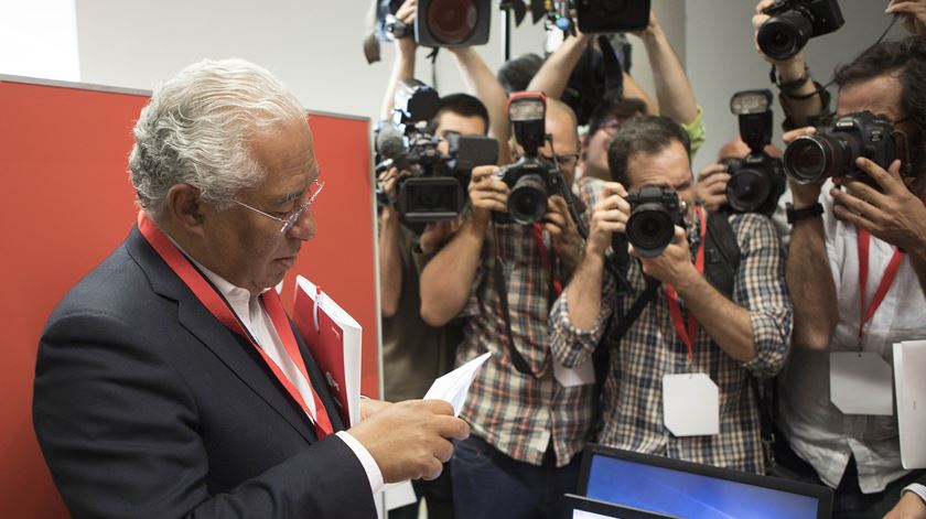 António Costa chega ao congresso do PS na Batalha 2018 Foto: Paulo Cunha/Lusa