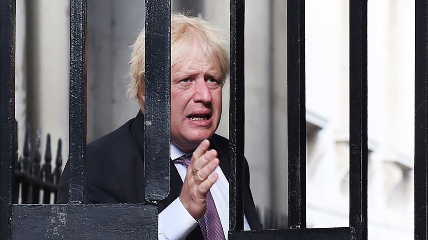 "Claro que sou candidato", diz Boris Johnson. Mas nem todos o apoiam. Foto: Andy Rain/EPA