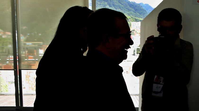 Rodrigo Londono em tribunal. Foto: Leonardo Munoz/EPA