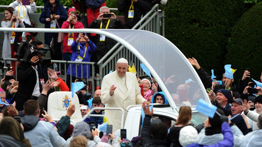 Papa Francisco na Irlanda. Foto: Aidan Crawley