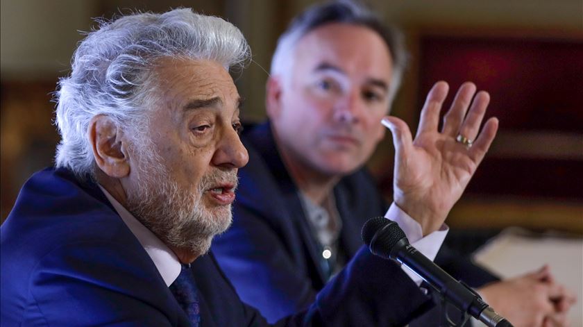 Plácido Domingo acusado de assédio. Foto: António Cotrim/Lusa