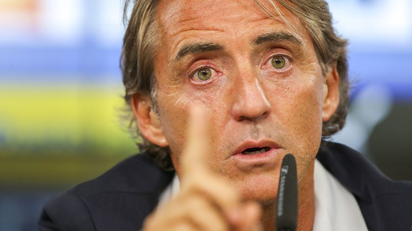 Mancini quer o número um. Foto: José Sena Goulão/EPA