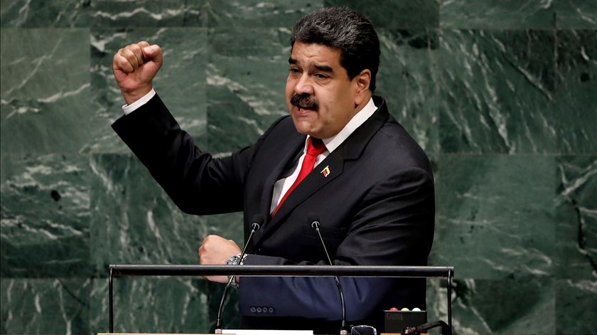 Nicolas Maduro Presidente da Venezuela discurso na Assembleia Geral das Nações Unidas ONU Foto: Peter Foley/EPA