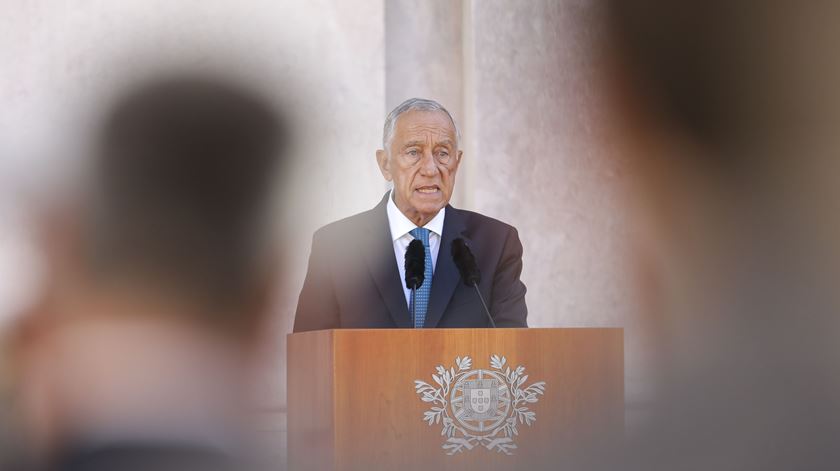 Marcelo Rebelo de Sousa nas celebrações do 5 de Outubro de 2018. Foto: Miguel A. Lopes/Lusa