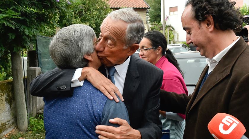 Presidente na aldeia de Vila Nova de Ventosa, Vouzela. Foto: Nuno André Ferreira/Lusa