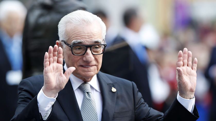 Scorsese integrou o grupo de pessoas que colocou perguntas ao Papa. Foto: J. L. Cereijido/EPA