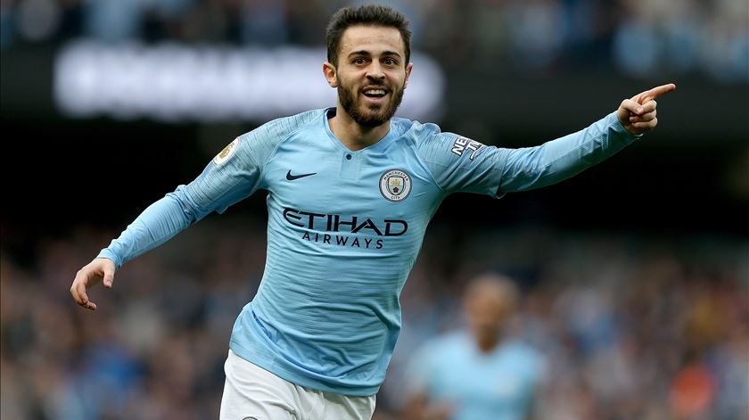 Bernardo Silva agrada aos adeptos do Manchester City. Foto: Nigel Roddis/EPA