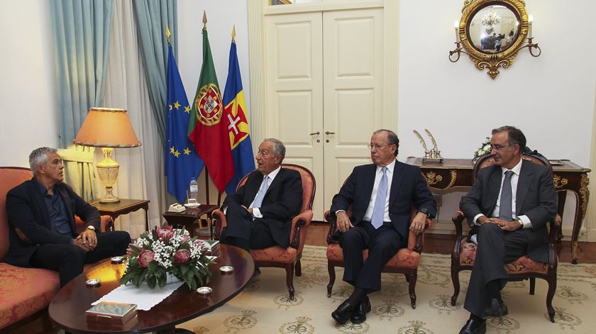 Marcelo recebe deputado independente na Madeira. Foto: Homem de Gouveia/Lusa