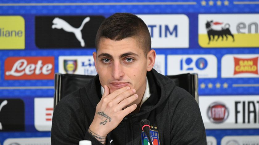 Verratti ainda alimenta a esperança de um lugar na fase final da Liga Europa. Foto: Claudio Giovanninni/EPA