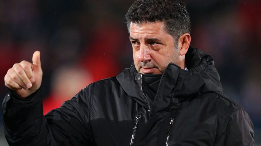 Já está tudo OK com Rui Vitória. Foto: Pedro Sarmento Costa/Lusa