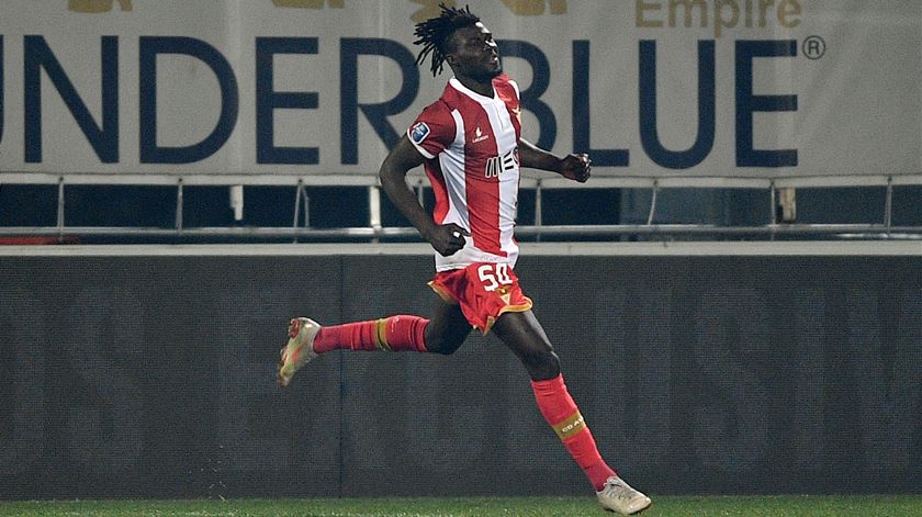Mama Baldé, emprestado ao Aves, marcou ao Benfica. Foto: Octávio Passos/Lusa