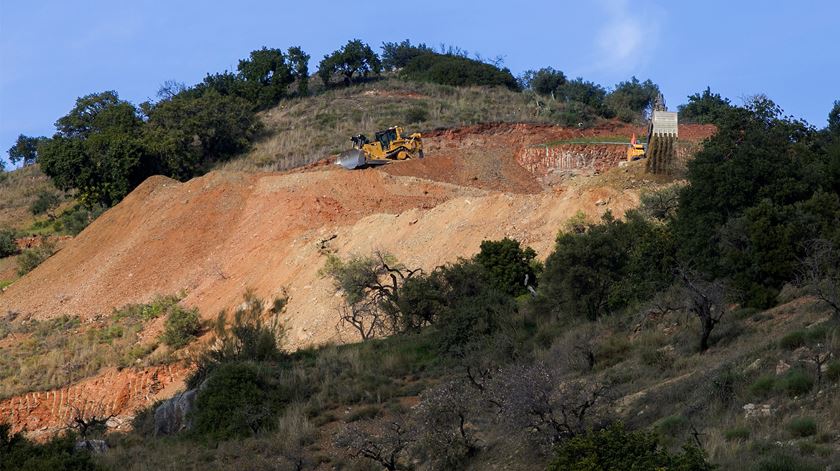 Resgate de Julen, menino que caiu num buraco de mais de 100 metros em Toletán, Málaga, Espanha. Foto: Álvaro Cabrera/EPA