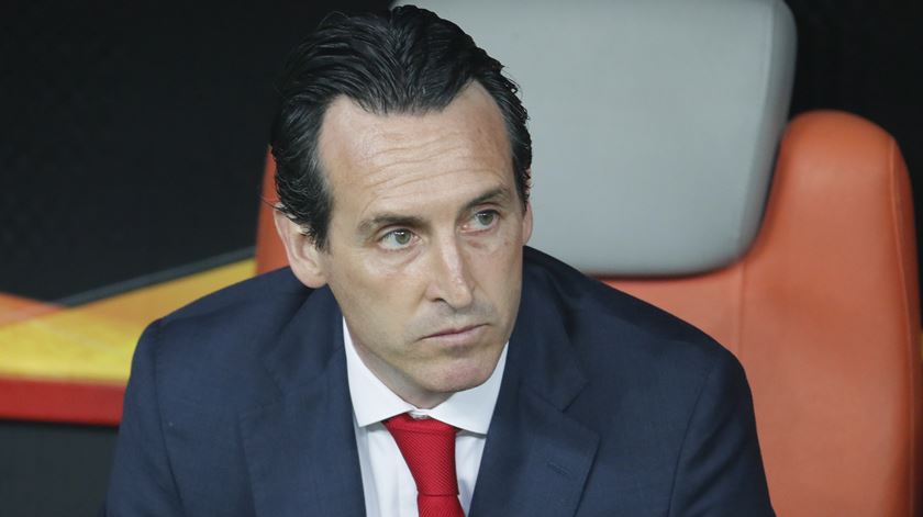 Unai Emery foi demitido do Arsenal em novembro Foto: Yuri Kochetkov/EPA