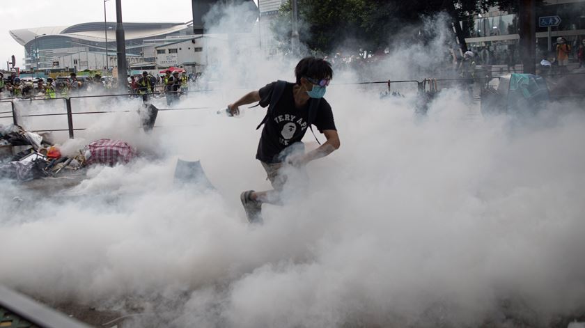 Manifestações em Hong Kong têm abalado a região. Foto: Jerome Favre/EPA