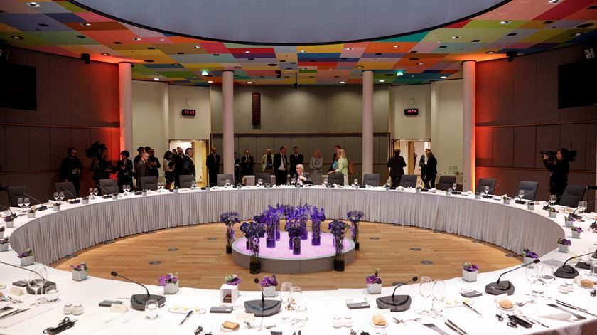 Reunião da UE em Bruxelas. Foto: Geoffroy Van der Hasselt/EPA