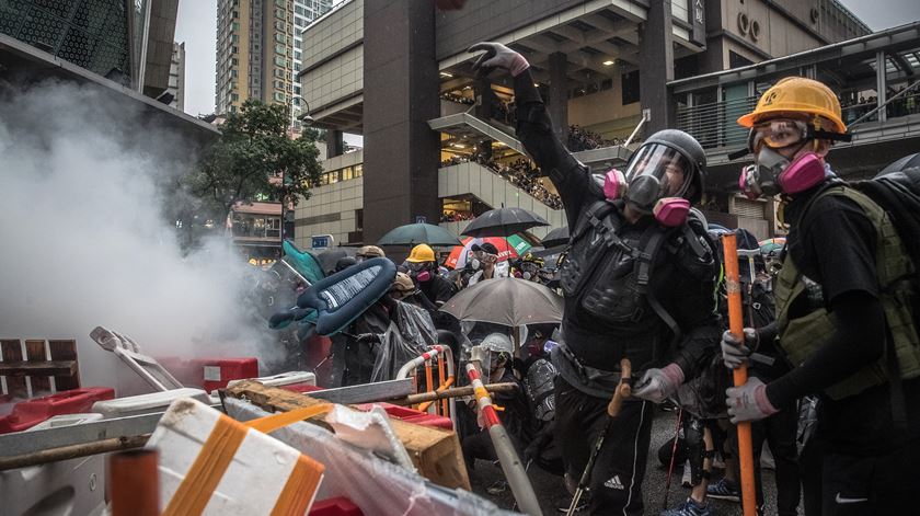 hong kong, manifestantes. Foto: Roman Pilipey/EPA