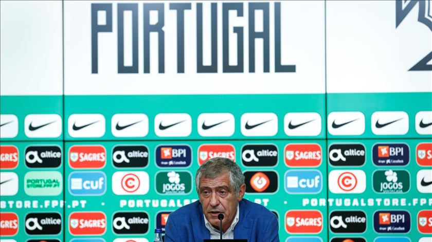 Fernando Santos divulga a lista de convocados para a seleção portuguesa Foto: Rodrigo Antunes/Lusa