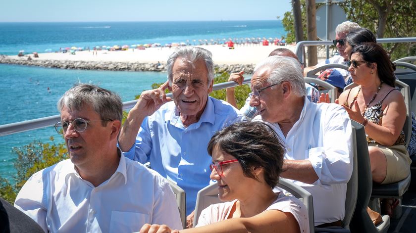 Jerónimo de Sousa visita as praias da Arrábida. Foto: Rui Minderico/Lusa